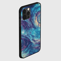 Чехол для iPhone 12 Pro Путеводная звезда в космосе, цвет: 3D-черный — фото 2