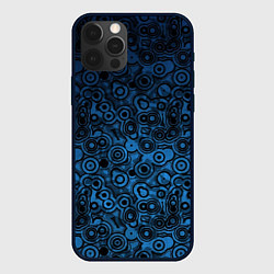 Чехол для iPhone 12 Pro Смешение молекул midjourney, цвет: 3D-черный