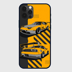 Чехол для iPhone 12 Pro Nissan 180sx art, цвет: 3D-черный