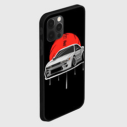 Чехол для iPhone 12 Pro Nissan Silvia S14 - Japan style, цвет: 3D-черный — фото 2