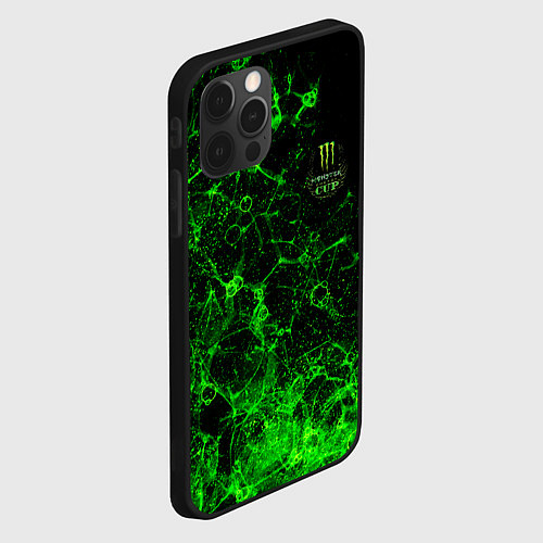 Чехол iPhone 12 Pro Monster energy cup / 3D-Черный – фото 2