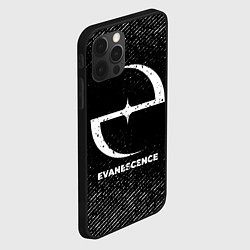 Чехол для iPhone 12 Pro Evanescence с потертостями на темном фоне, цвет: 3D-черный — фото 2