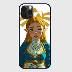 Чехол для iPhone 12 Pro The legend of Zelda - ahegao, цвет: 3D-черный