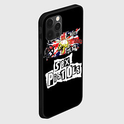 Чехол для iPhone 12 Pro Sex Pistols - punks not dead, цвет: 3D-черный — фото 2