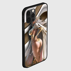 Чехол для iPhone 12 Pro Девушка с пышными формами, цвет: 3D-черный — фото 2