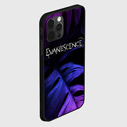 Чехол для iPhone 12 Pro Evanescence neon monstera, цвет: 3D-черный — фото 2