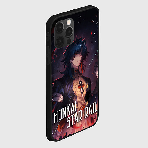 Чехол iPhone 12 Pro Honkai Blade / 3D-Черный – фото 2