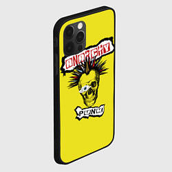 Чехол для iPhone 12 Pro Панк анархист, цвет: 3D-черный — фото 2
