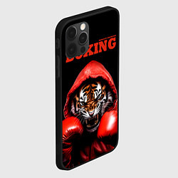 Чехол для iPhone 12 Pro Boxing tiger, цвет: 3D-черный — фото 2