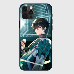 Чехол для iPhone 12 Pro Дань Хэн в общем вагоне, цвет: 3D-черный