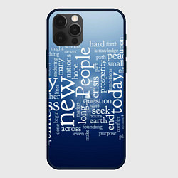 Чехол для iPhone 12 Pro Мир словесных пазлов, цвет: 3D-черный