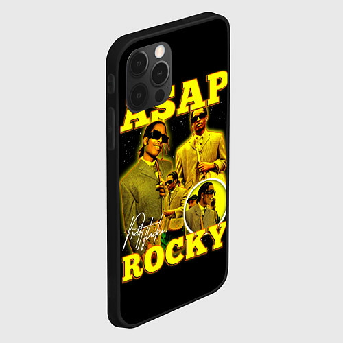 Чехол iPhone 12 Pro Asap Rocky, rapper / 3D-Черный – фото 2