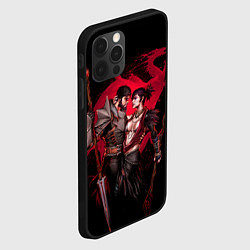 Чехол для iPhone 12 Pro Серый страж и Морриган, цвет: 3D-черный — фото 2