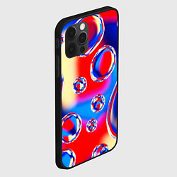 Чехол для iPhone 12 Pro Объемные цветные пузыри, цвет: 3D-черный — фото 2