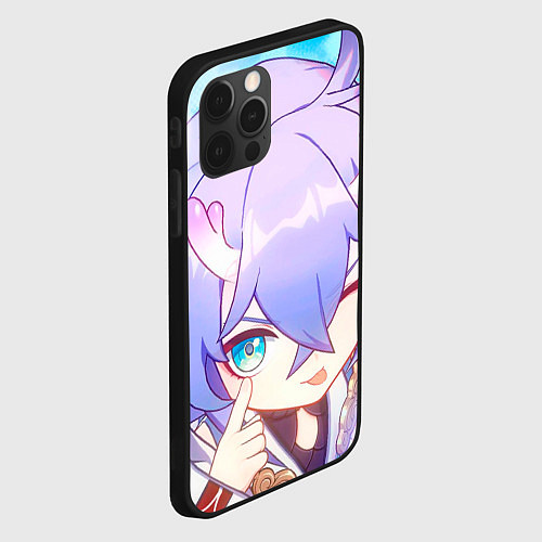 Чехол iPhone 12 Pro Хонкай Стар Рейл: Байлу / 3D-Черный – фото 2