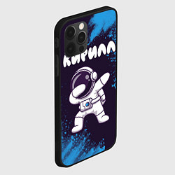 Чехол для iPhone 12 Pro Кирилл космонавт даб, цвет: 3D-черный — фото 2