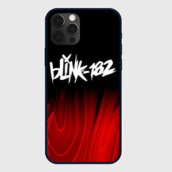 Чехол для iPhone 12 Pro Blink 182 red plasma, цвет: 3D-черный