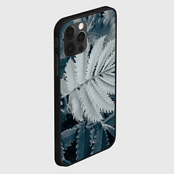 Чехол для iPhone 12 Pro Белый лист, цвет: 3D-черный — фото 2