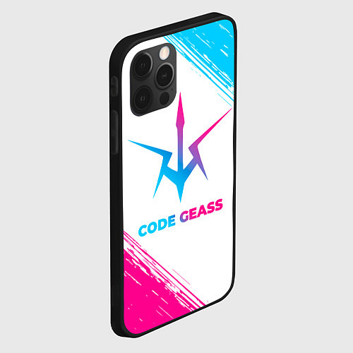 Чехол iPhone 12 Pro Code Geass neon gradient style / 3D-Черный – фото 2