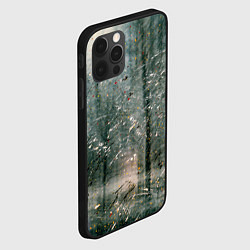 Чехол для iPhone 12 Pro Тени деревьев и краски, цвет: 3D-черный — фото 2