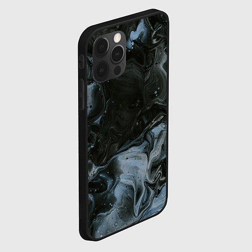 Чехол iPhone 12 Pro Тьма и лёд / 3D-Черный – фото 2