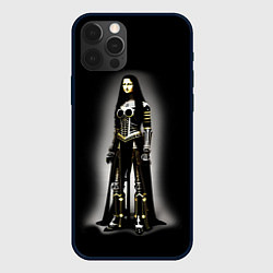 Чехол для iPhone 12 Pro Мона Лиза - готика - нейросеть, цвет: 3D-черный