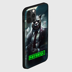 Чехол для iPhone 12 Pro Payday 3 crazy bear, цвет: 3D-черный — фото 2