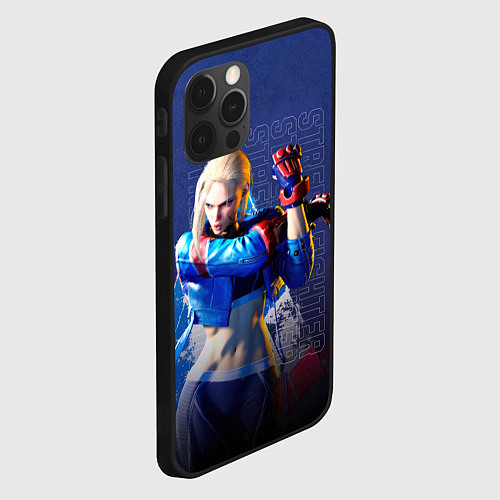 Чехол iPhone 12 Pro Street Fighter 6: Cammy / 3D-Черный – фото 2