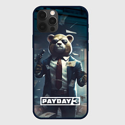 Чехол для iPhone 12 Pro Payday 3 bear, цвет: 3D-черный