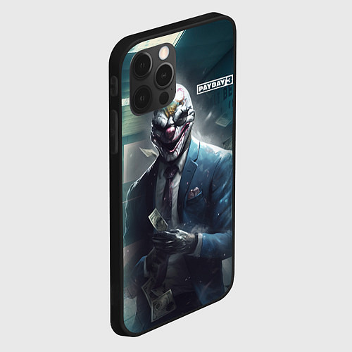 Чехол iPhone 12 Pro Payday 3 mask / 3D-Черный – фото 2