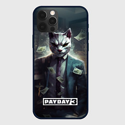 Чехол для iPhone 12 Pro Pay day 3 cat, цвет: 3D-черный