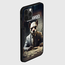 Чехол для iPhone 12 Pro Bulldog payday 3, цвет: 3D-черный — фото 2