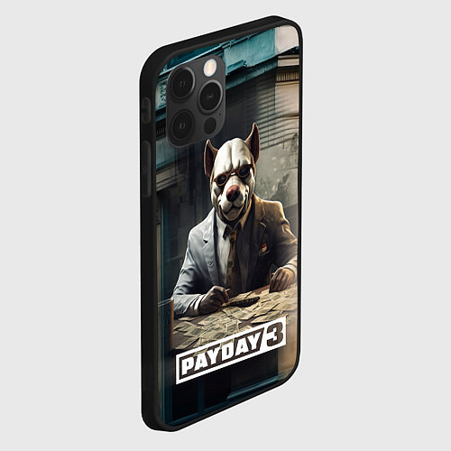 Чехол iPhone 12 Pro Payday 3 dog / 3D-Черный – фото 2