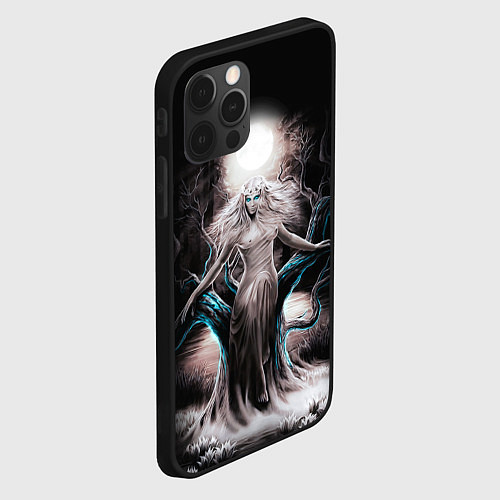 Чехол iPhone 12 Pro Наваждение славянский призрак / 3D-Черный – фото 2