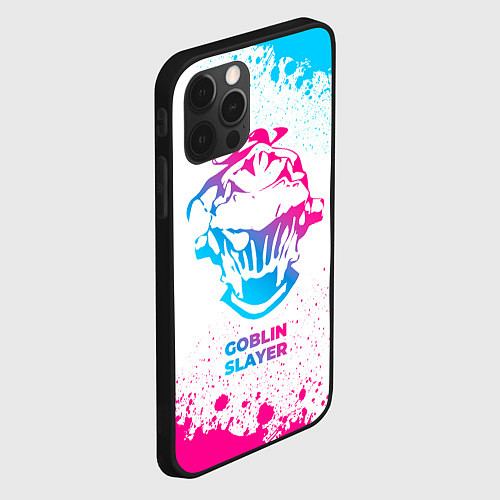 Чехол iPhone 12 Pro Goblin Slayer neon gradient style / 3D-Черный – фото 2