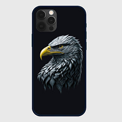 Чехол для iPhone 12 Pro Орёл от нейросети, цвет: 3D-черный