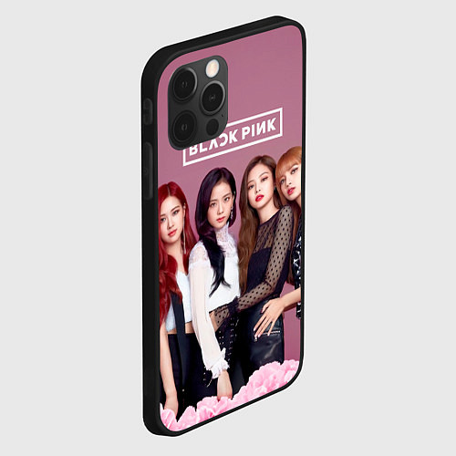 Чехол iPhone 12 Pro Blackpink girls / 3D-Черный – фото 2