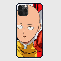 Чехол для iPhone 12 Pro Saitama big, цвет: 3D-черный