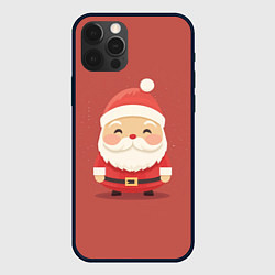 Чехол для iPhone 12 Pro Санта Клаус: арт нейросети, цвет: 3D-черный