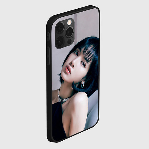 Чехол iPhone 12 Pro Lisa Blackpink / 3D-Черный – фото 2