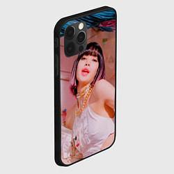 Чехол для iPhone 12 Pro Lisa Blackpink, цвет: 3D-черный — фото 2