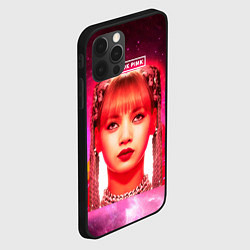 Чехол для iPhone 12 Pro Lisa Blackpink space, цвет: 3D-черный — фото 2