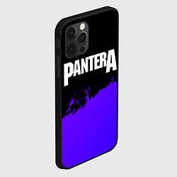 Чехол для iPhone 12 Pro Pantera purple grunge, цвет: 3D-черный — фото 2