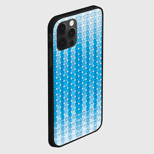 Чехол iPhone 12 Pro Blue vibe / 3D-Черный – фото 2