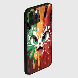 Чехол для iPhone 12 Pro Бешеная клякса, цвет: 3D-черный — фото 2