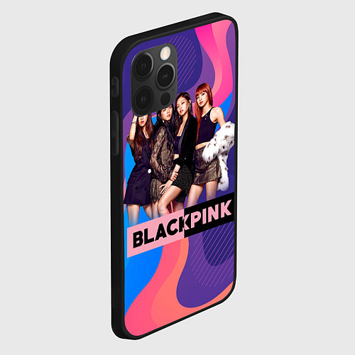 Чехол iPhone 12 Pro K-pop Blackpink girls / 3D-Черный – фото 2