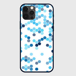 Чехол для iPhone 12 Pro Mood blue, цвет: 3D-черный