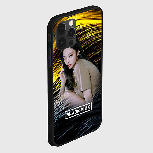 Чехол iPhone 12 Pro Blackpink Jennie / 3D-Черный – фото 2