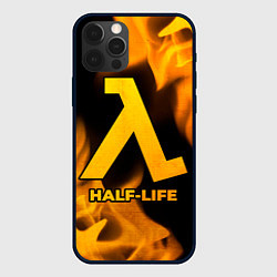 Чехол для iPhone 12 Pro Half-Life - gold gradient, цвет: 3D-черный