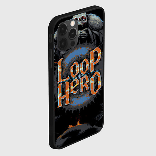 Чехол iPhone 12 Pro Герой и Лич - Loop hero / 3D-Черный – фото 2